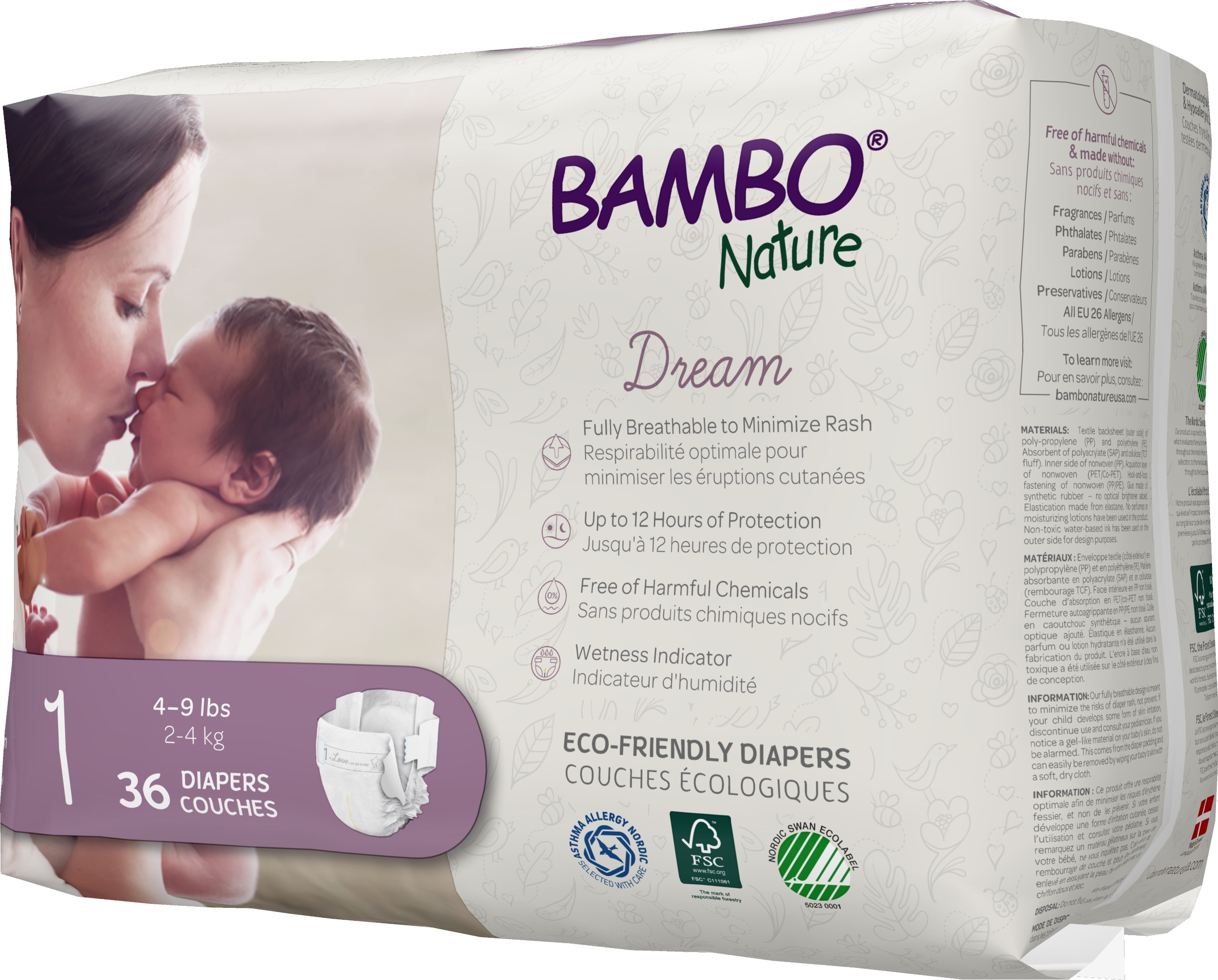 BAMBO NATURE - Bambo Nature Overnight Diapers