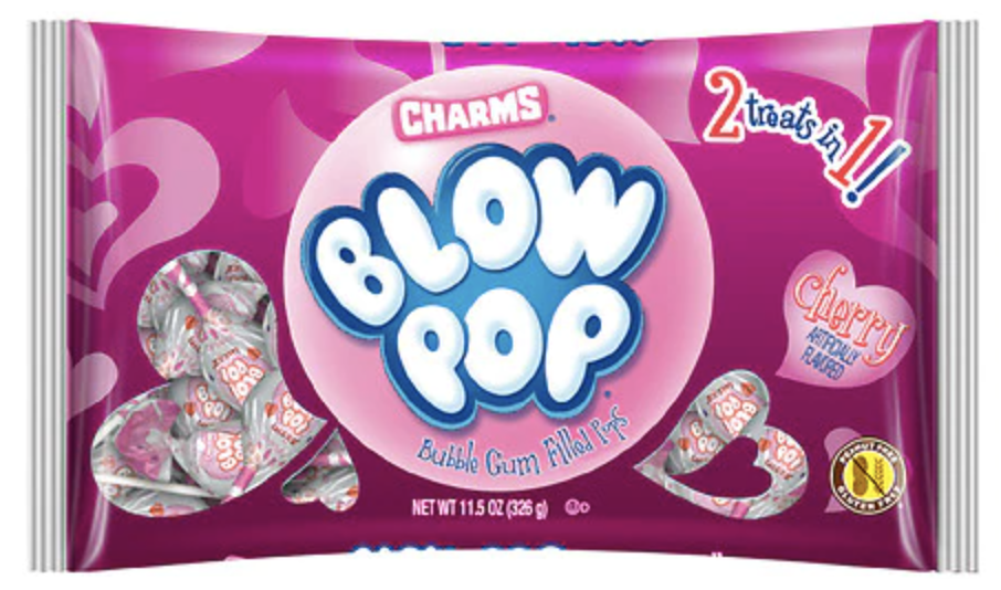 Valentine Charms Blow Pops® - 21 Pc.