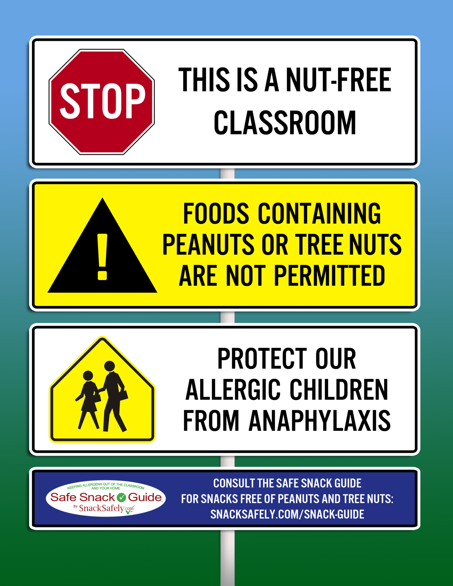 Nut Free Classroom Flyer