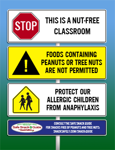 Nut-free Classroom Graphic