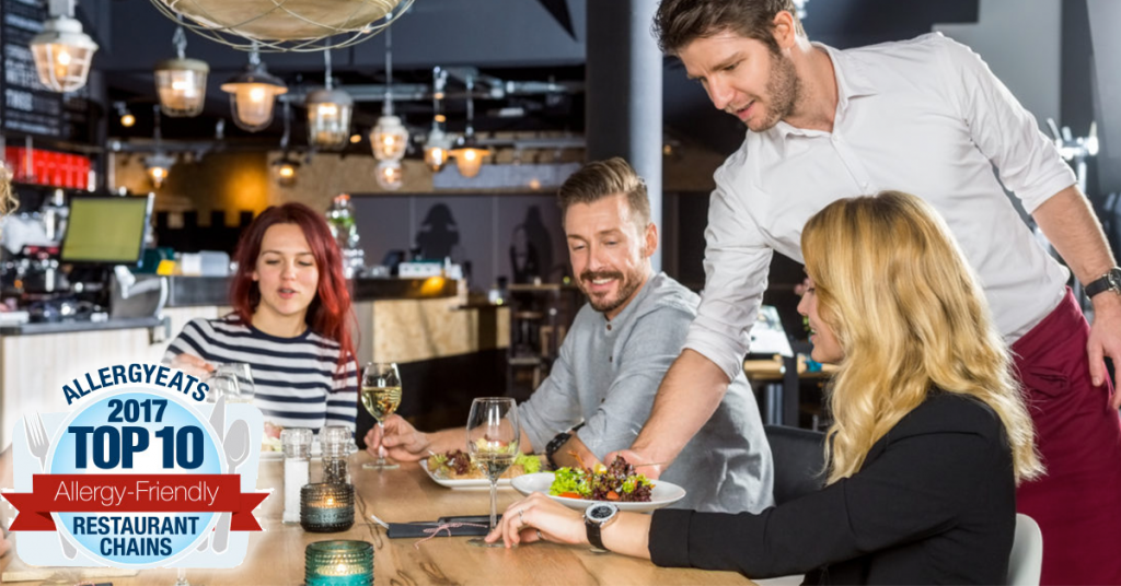 AllergyEats' Top 10 List of AllergyFriendly Restaurant Chains
