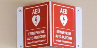 Emergency Epinephrine Sign