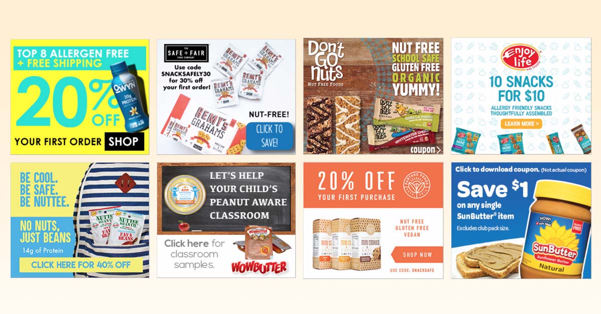 Snack sample coupons