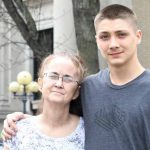 Francine McVeigh and Grandson Martin Wetstein