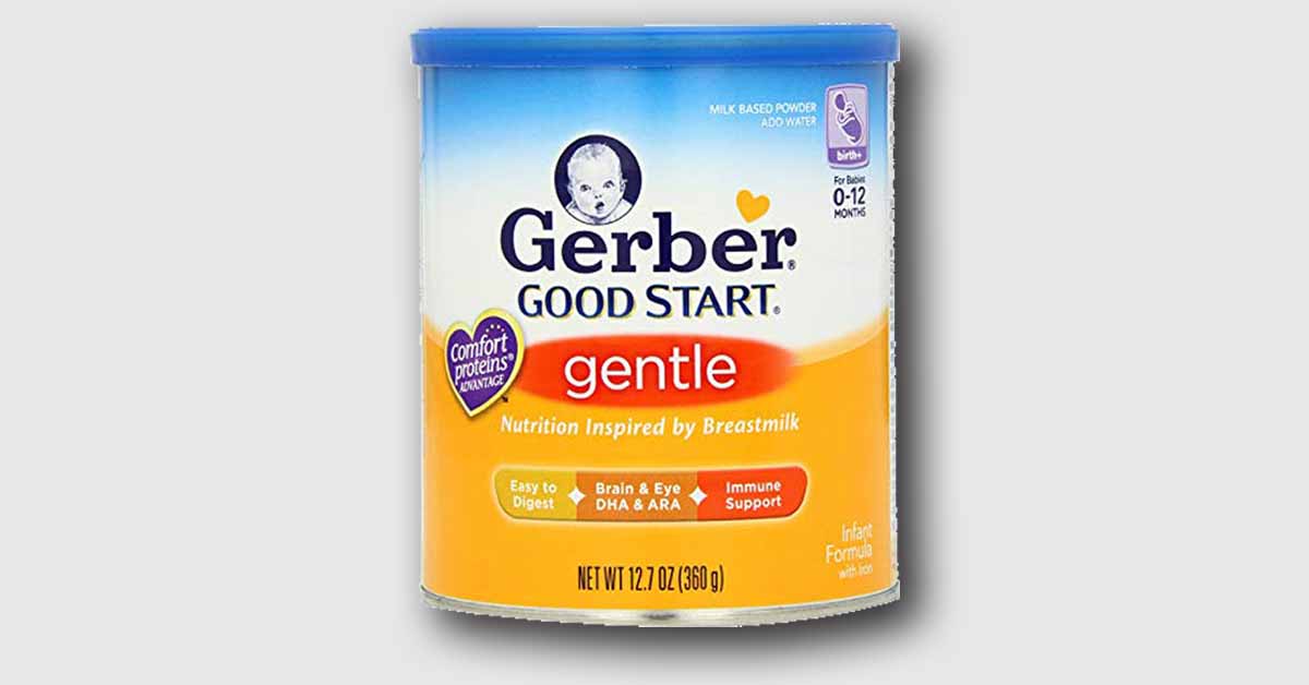 gentle formula gerber