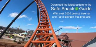 No Roller Coaster finding allergy-friendly snacks with the Safe Snack Guide!