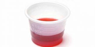 Liquid in Dosing Cup