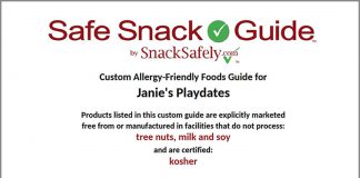 Custom Safe Snack Guide