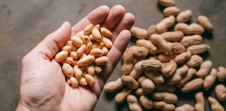 Man Holding Peanuts