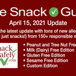 Safe Snack Guide Update