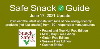 Safe Snack Guide Update!