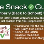 Safe Snack Guide and Allergence Updates!