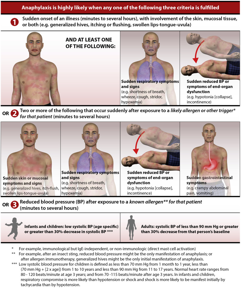 anaphylaxis before and after