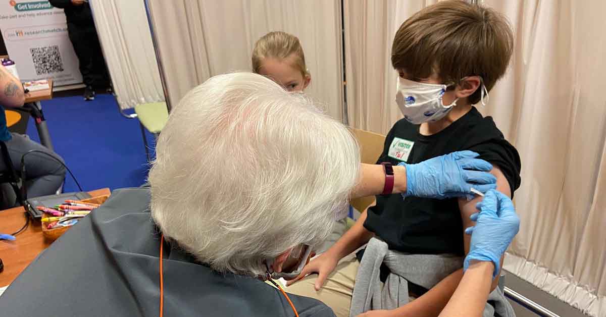 Kids Being Vaccinated at VUMC
