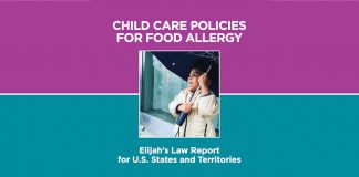 Child Care Policies for Food Allergy: Elijah’s Law Report for the U.S. States and Territories