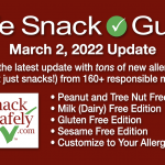 Safe Snack Guide and Allergence Update!