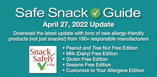 Safe Snack Guide and Allergence Update!