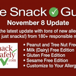 Update to Safe Snack Guides and Allergence!