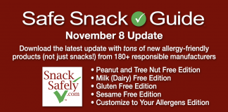 Update to Safe Snack Guides and Allergence!