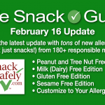 Safe Snack Guide and Allergence Update!