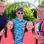 The Fisher Family on a Previous Vacation
