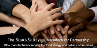 SnackSafely.com Manufacturer Partnership