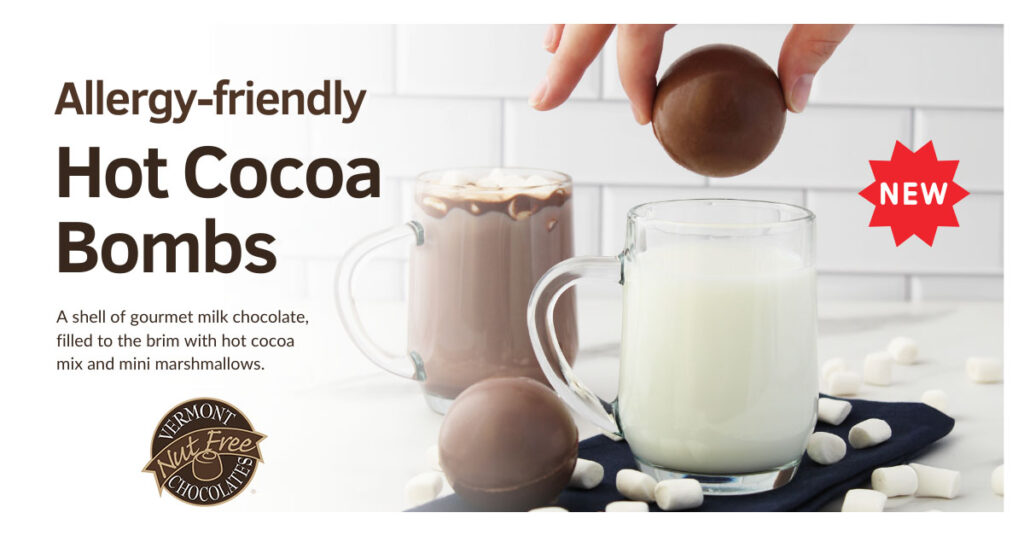 Vermont Nut Free Chocolates Launches Allergy-Friendly Hot Cocoa Bombs ...