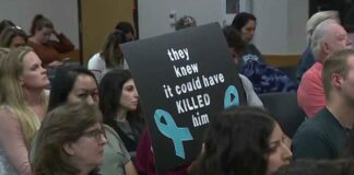 Parents at LTISD School Board Meeting