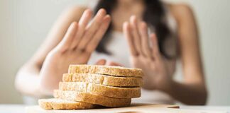 Woman Avoiding Bread