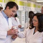 Nadim and Tanya Ednan-Laperouse, parents of Natasha whose foundation is funding the trial