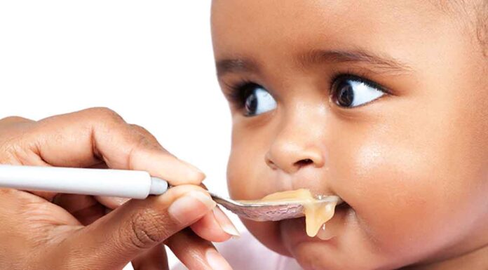 Baby Eating Solid Food