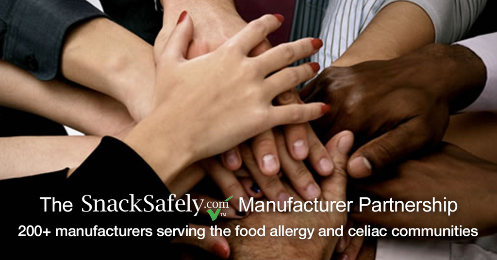 SnackSafely.com Manufacturer Partnership
