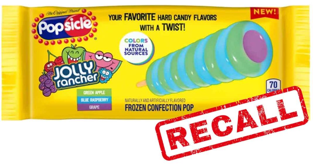 Popsicle Recall