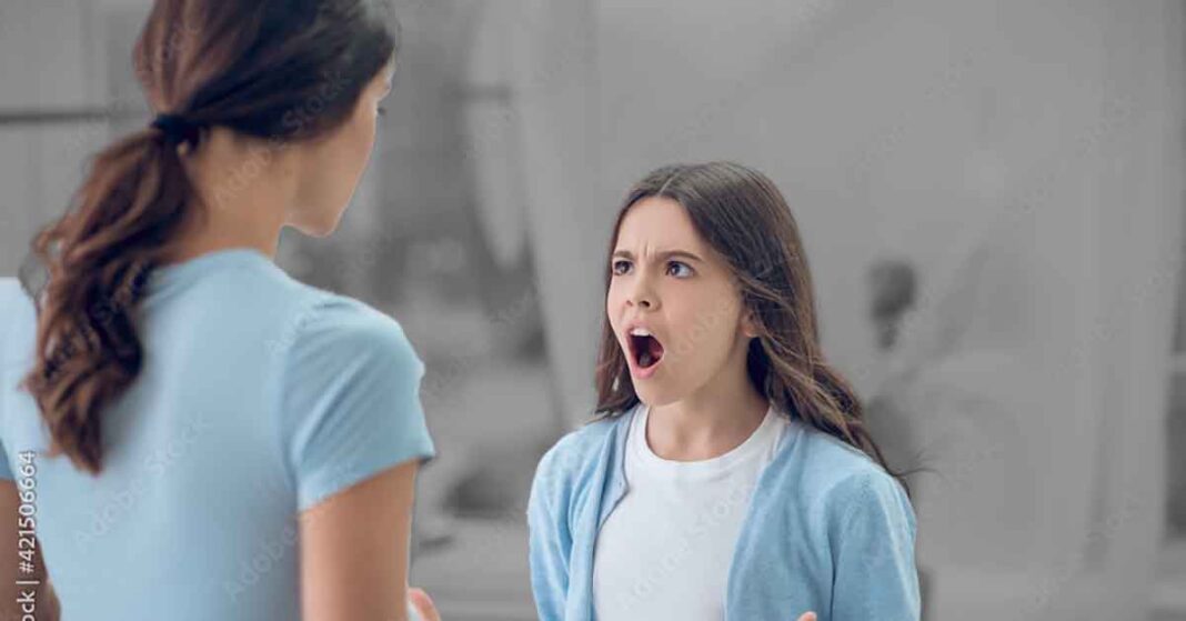 Mom and Daughter Arguing