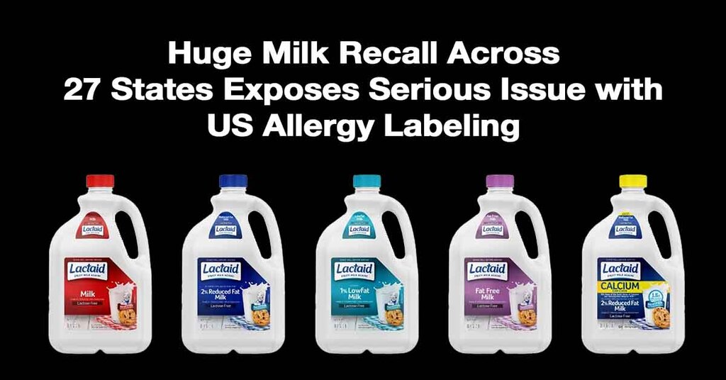 Huge Milk Recall Across 27 States Exposes Serious Issue with US Allergy