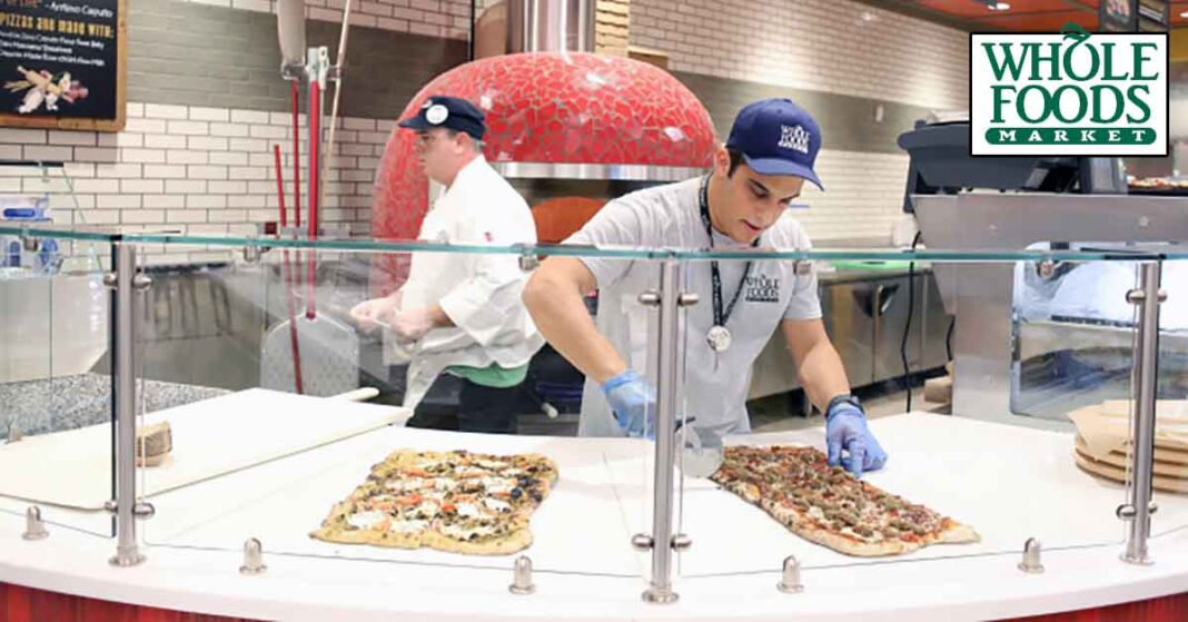 Stock image of Whole Foods Pizza Station