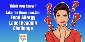Food Allergy Label Reading Challenge