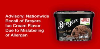 Breyers Chocolate Truffle Tub Recall