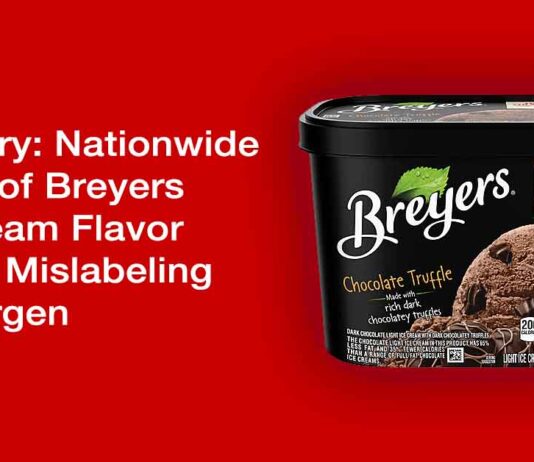 Breyers Chocolate Truffle Tub Recall