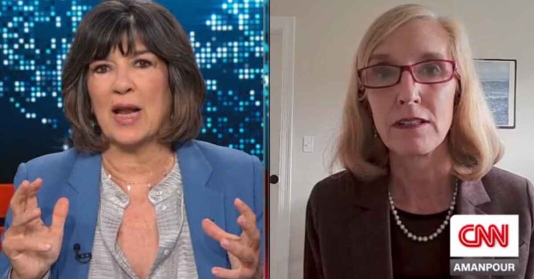 Christiane Amanpour and Kari Nadeau