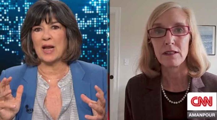 Christiane Amanpour and Kari Nadeau