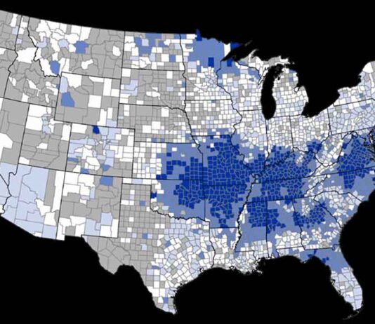 Map of Suspected AGS Cases Across the US