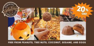 Vermont Nut Free Chocolates: Safe & Sweet Halloween Treats – 20% Off Vermont Nut Free Chocolates: Safe & Sweet Halloween Treats – 20% Off