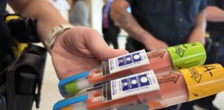 Suffolk County Police Holding Epinephrine Auto-Injectors