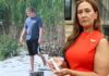 Georgina Cornago with photo of son Giovanni Cipriano