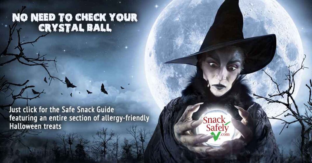 Halloween Crystal Ball Witch