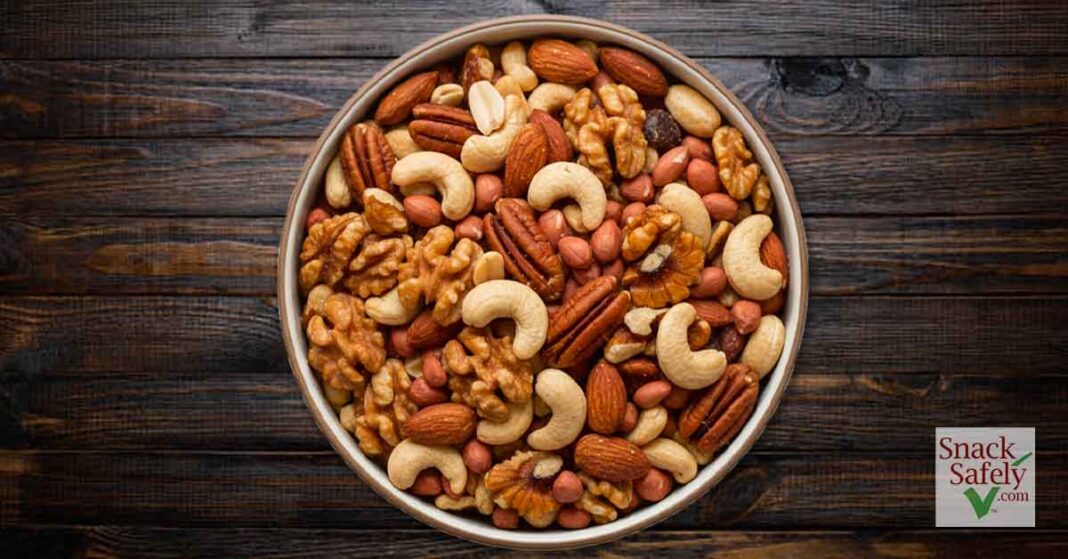AI-Generated Bowl of Peanuts and Tree Nuts