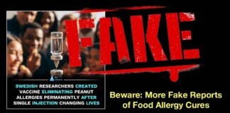 Beware: More Fake Reports of Food Allergy Cures Fake Treatment