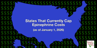 States That Currently Cap Epinephrine Costs