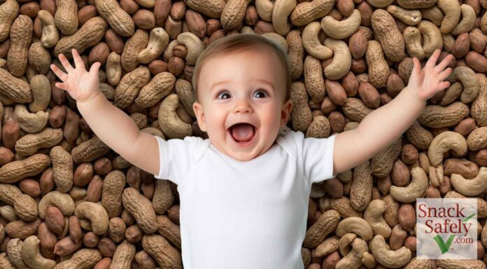 Baby with Peanuts and Cashews